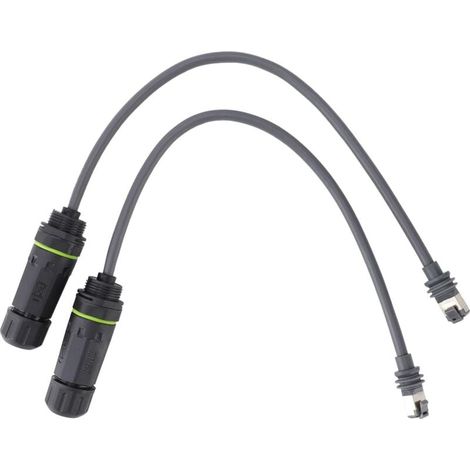 Satellite Cable to RJ45 Connector, Waterproof 1200Mbps with Ground Wire, Satellite Extension Cable Adapter to RJ45 for Rectangular Satellite Gen3 V3 MUMU (1/4)