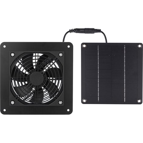 Ventilador extractor para mascotas de 3 W con energía solar, para uso en exteriores, alta velocidad de rotación, larga vida útil. (1/5)
