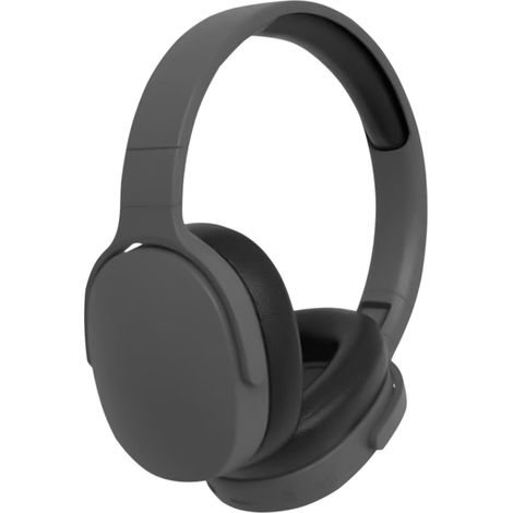 Casque audio sans fil Bluetooth à réduction de bruit active, circum-aural avec microphone, basses profondes, coussinets confortables en similicuir protéiné, 30 heures d'autonomie pour les voyages et l (1/5)