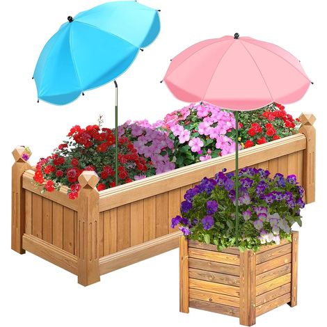 Sollbry 2pcs Parasols Pour Plantes D'extérieur,Jardin À Angles Réglables Parapluie Protection Solaire Couverture D'ombrage Pour Plantes En Pot Et Lits De (1/5)