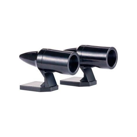 Paire d'Avertisseurs Ultrasons Anti-Gibier SWISS DRIVE – Lot de 2 Sifflets Auto, Fixation Adhésive, Actif dès 35 km/h (1/3)