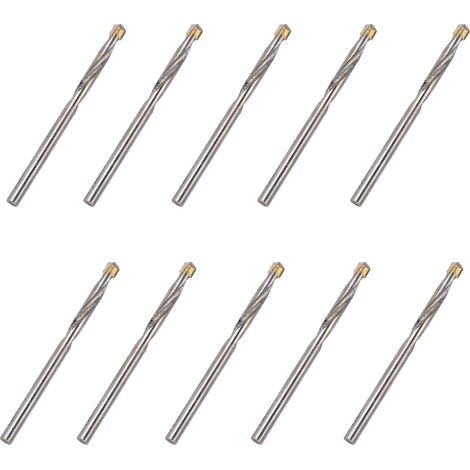 10 Mèches à Bois et Métal en Carbure de Tungstène, Queue Droite 4.2mm, pour Perceuse Électrique (1/5)