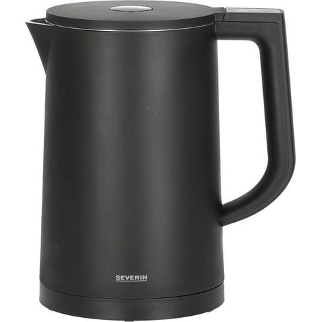 Elektrischer Wasserkocher 1,7L mit einstellbarer Temperatur - SEVERIN - WK3483 - 2200 W - einstellbar bis 100° C - matt schwarz