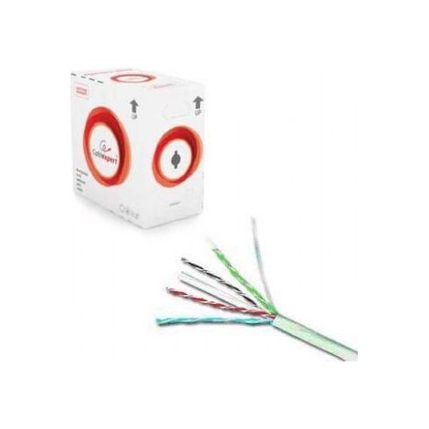 CABLE RED GEMBIRD FTP CAT6 BLINDADO AWG24 BOBINA 305M  GRIS