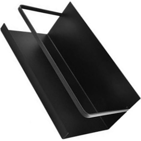 Magnetisches Regal aus Kohlenstoffstahl, verstellbar, platzsparend, starker magnetischer Kühlschrankorganizer zur Aufbewahrung von Tassen, Schwarz (1/5)