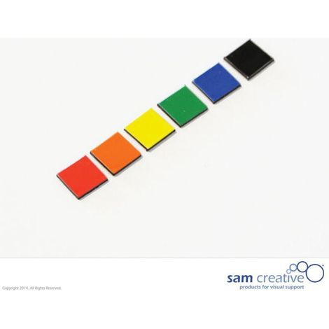 Symbole magnétique Carré 1x1 cm mixte