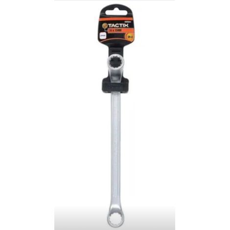 TACTIX - CHIAVE POLIGONALE DOPPIA MISURA14-15MM - IN ACCIAIO CROMO VANADIO