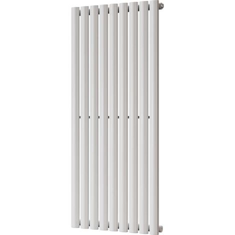 Omeara - White Vertical Radiator H1200mm x W522mm Single Panel (1/3)
