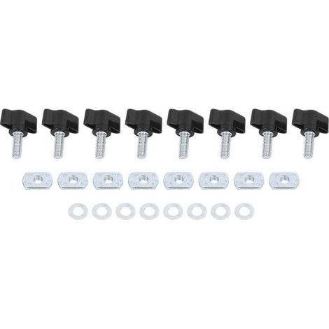 Kit de fixation rapide pour toit rigide avec écrou à vis pour Jeep Wrangler YJ TJ JK M8 25 mm 9516 (1/4)