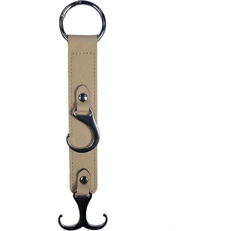 Gancio poggiatesta per auto, organizer per sedile posteriore, gancio in similpelle color kaki per appendere portafogli, borse, cappotti, borse della spesa, ombrelli, borsette, accessori per auto