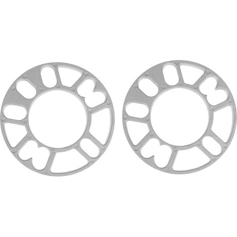 2pièces Entretoises De Roue Alliage Aluminium Cales De Roue pour Voiture Lot (1/5)