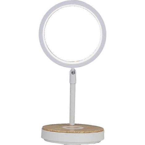 Lampe de bureau LED avec chargeur sans fil, commande sensible et veilleuse de bureau respectueuse des yeux (1/4)