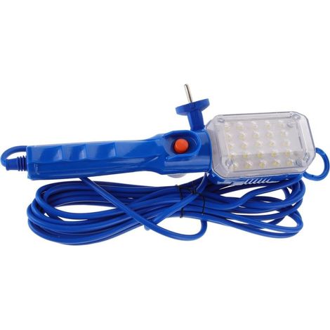 Lampe De Travail Led Portable Crochet, Éclairage D’atelier Pour Réparation Automobile, Alimentation Ac220 240v, Lumière Puissante Et Compacte, Garage Et Chantier (1/5)