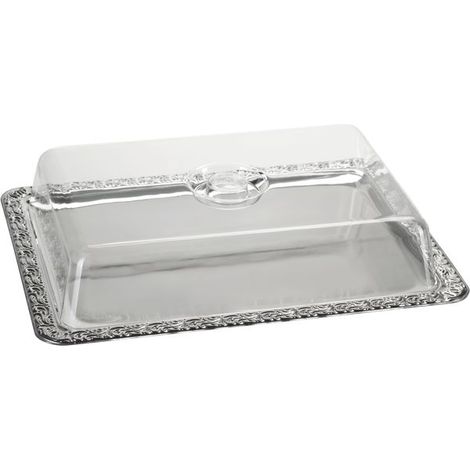 Bandeja APS Schöner Essen con bonete, altura 80 mm, longitud 420 mm