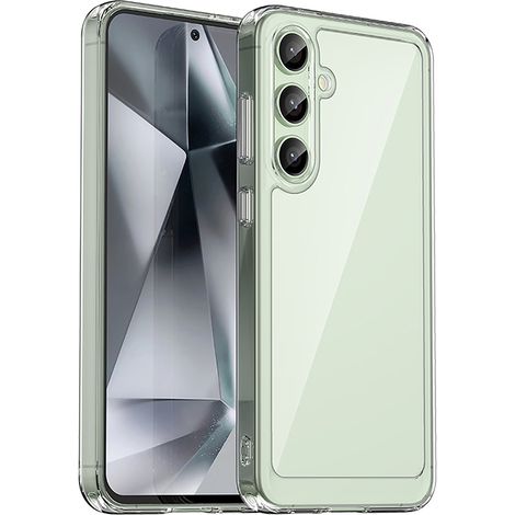Funda de silicona con marco de gel para Samsung Galaxy S24 FE Outer Space Case - transparente (1/5)