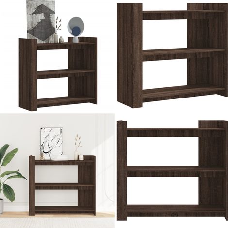 Konsolentisch Braun Eichen-Optik 100x35x90 cm Holzwerkstoff - Konsolentisch - Wohnzimmermöbel - Sideboard - Eiche Optik - Holzmöbel - Home & Living (1/5)