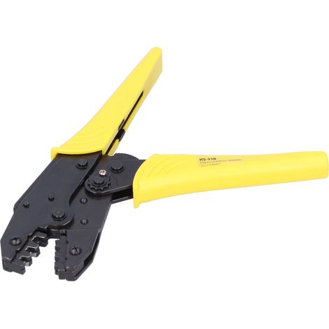 Pince à sertir à cliquet de type européen HS-03B 1,5-6,0 mm² en acier à haute teneur en carbone (1/5)