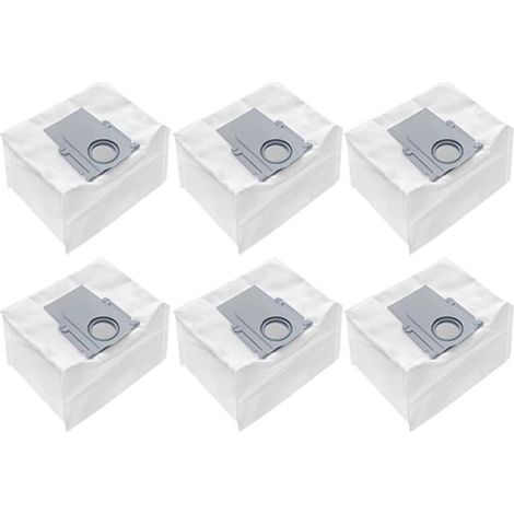 6 PCS Sac à poussière pour aspirateur - pièces de rechange Compatible pour Roborock Q7 T8 S7 MAXV Ultra / Q7 MAX (1/5)