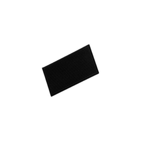 Tapis de séchage en silicone noir antidérapant pour bar et cuisine, résistant à la chaleur – 30 × 15 cm (1/3)