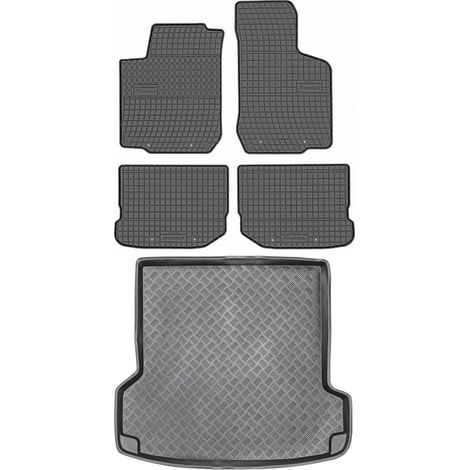 SET di tappetini in gomma per auto e tappetino per bagagliaio per Skoda Octavia I Kombi dal 1997 al 2004 (1/5)