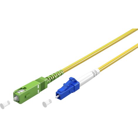 Goobay 59649 Cable de fibra óptica e InfiniBand 2 m SC LC FTTH Amarillo