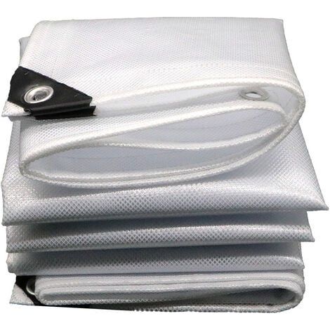 Aiperq Bâches (Bricolage) - Bâche Armée De Protection 2x2m 230g/M² - Translucide / Transparente - Haute Résistance, Indéchirable Et Imperméable - Stabilisée Aux U.V - Bâche Armée Transparente 2 X 2m M (1/4)
