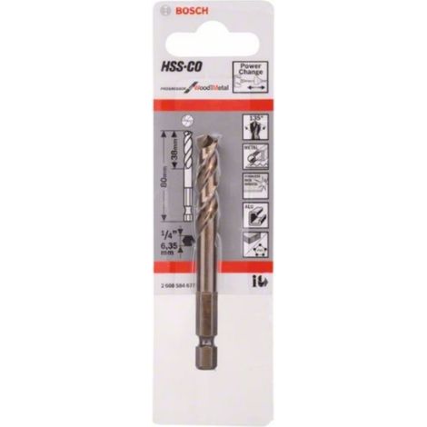 BOSCH BROCA CENTRADORA HSS-CO 80