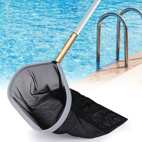 Verstärktes Pool- und Fischteichnetz mit tiefem Maschengewebe und schwarzem Aluminiumrahmen