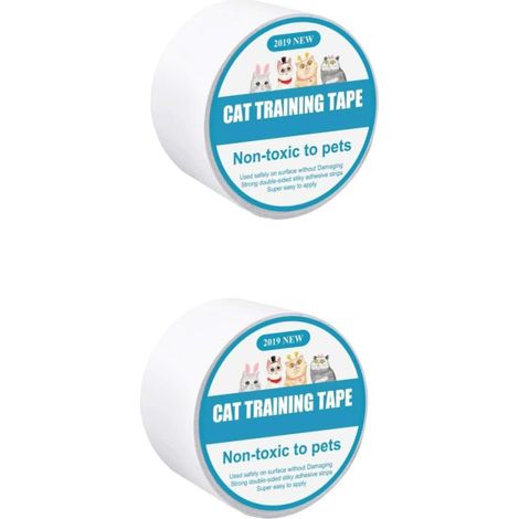 2pièces Ruban Protecteur Anti - Griffes pour Canapé Autocollant Transparent (1/5)