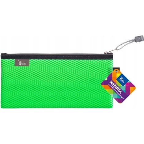 DL-Umschlag mit Metallreißverschluss, grün