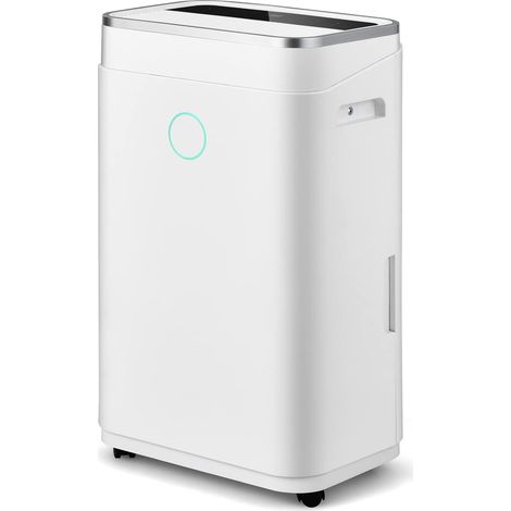 GOPLUS Déshumidificateur 25 L/Jour, Déshumidificateur électrique avec Réservoir d'Eau 6,5 L, Minuterie 24H & 2 Vitesses de Ventilation, 2 Modes & Drainage Automatique ou Manuelle, pour Maison, Chambre (1/5)