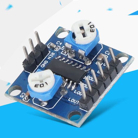 Carte d'amplificateur numérique PAM8406 avec potentiomètre de volume, amplificateur stéréo sans bruit, 5 W x 2 (1/5)