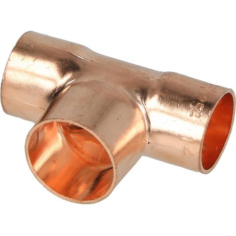 Raccord à braser cuivre té réduit 14 x 16 x 14 mm