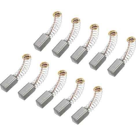 Carbone Brosses 10x5x5mm pour Électrique Moteurs Alimentation Outil Meuleuse Angulaire Table Scie Rechange Pièce Réparation, 20 Paquet (1/5)