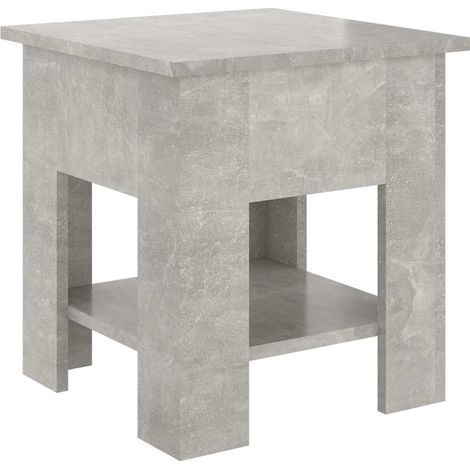 Maison Exclusive - Tavolino da Salotto Grigio 40x40x42 cm in Legno Multistrato (1/5)