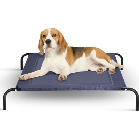 COSTWAY Cama Mascota Perro Gato para Exterior Jardin Terraza Dormir 110 x 80 x 18 CM Cama Elevada (1/5)