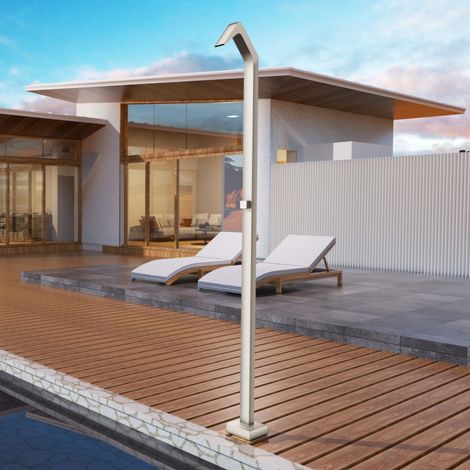 Imex -  Ducha Piscina Exterior Acero S.316 Moka Serie  Niagara