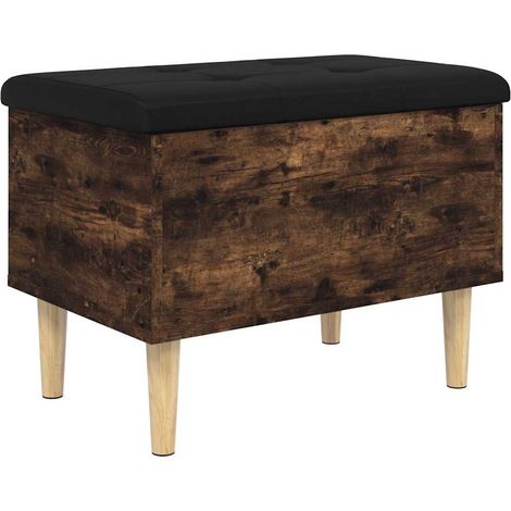 Banc de rangement - Banc d'entrée chêne fumé 62x42x46 cm bois d'ingénierie fr9089 - Maison La Vie (1/5)