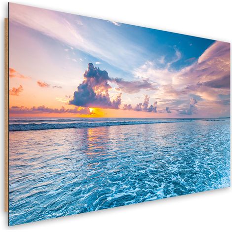 Quadro deco panel, Tramonto dal mare - 90x60 (1/5)