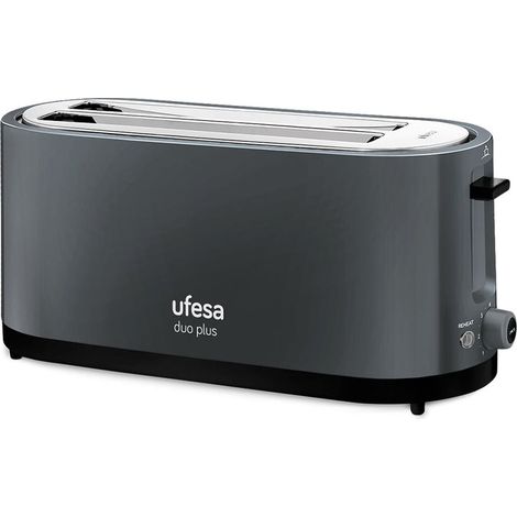 Tostadora UFESA TT7575 2 ranuras largas, Gris