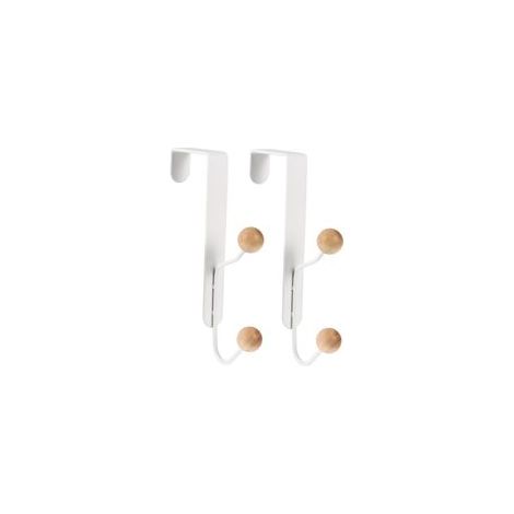 2 Pièces brancher patères blanches cintres muraux crochet mural patère murale pour à dos blancs utiles Vêtements crochet de porte Boule de bain Porte-serviettes