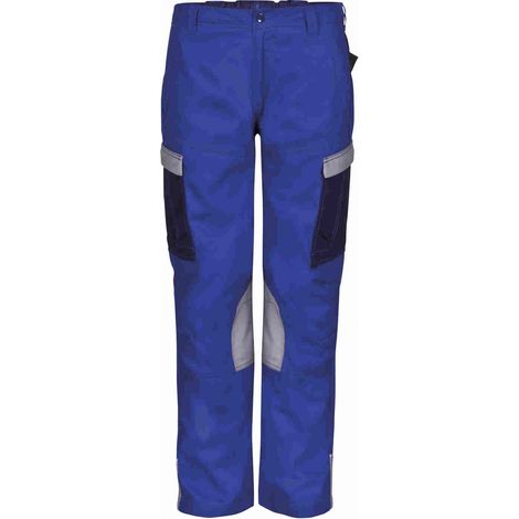 481, Arbeitshose Hardwork kornblau/marine, Gr. 48