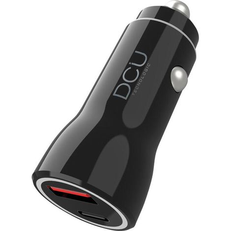 Cargador Usb-a Y Usb-c  5vdc 4,2ah Mechero Coche Negro Dcu 36100315 (1/4)