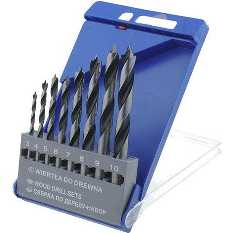 PROLINE - 8 Forets bois de 3 a 10mm