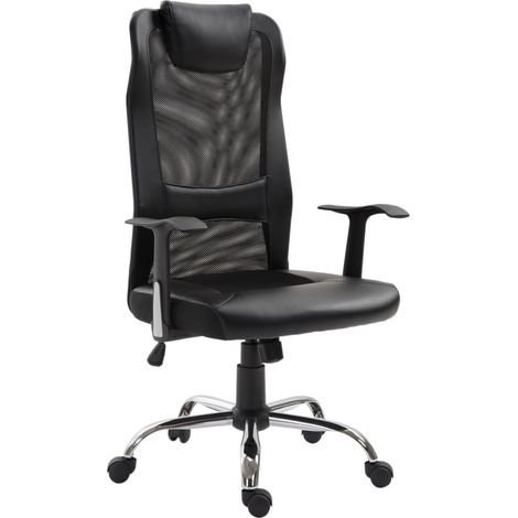 Fauteuil de bureau Tropico ergonomique similicuir Noir (1/5)