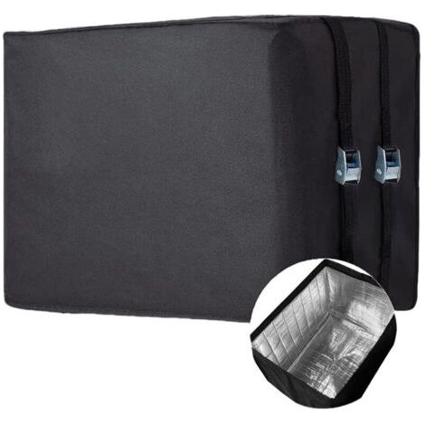 Housses De Climatiseur Extérieur Hiver,Housse Climatiseur Fenêtre Imperméable,Protection Avec Fermetures Réglables Pour Unité Extérieure Condenseur Central(53x38x40.5cm) (1/4)