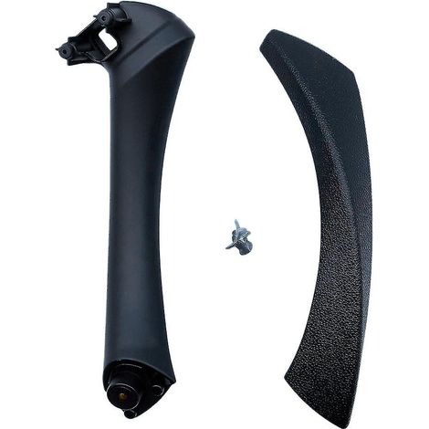 Poignée de porte intérieure droite avec cache, remplacement pour BMW Série 3 E90 E91 E92 (2004-2012), noire (1/5)