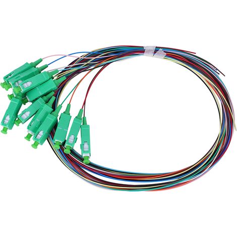 Câble en queue de cochon à fibre monomode 12 cœurs pour SC-0,9 mm pour système de communication en réseau (1/5)