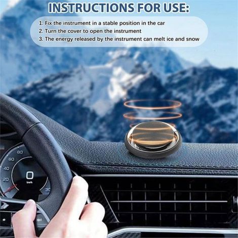 Dispositif Antigel - Dégivreur Pare-Brise Électromagnétique - Pour Voiture - 3 Pièces (1/5)