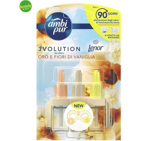 Ricarica Ambi Pur 3Volution Oro e Fiori di Vaniglia